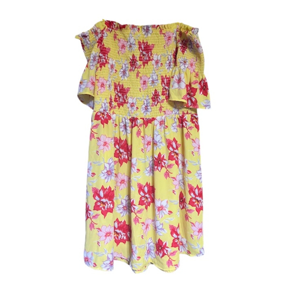 Floral Off-the-Shoulder Women’s Dress